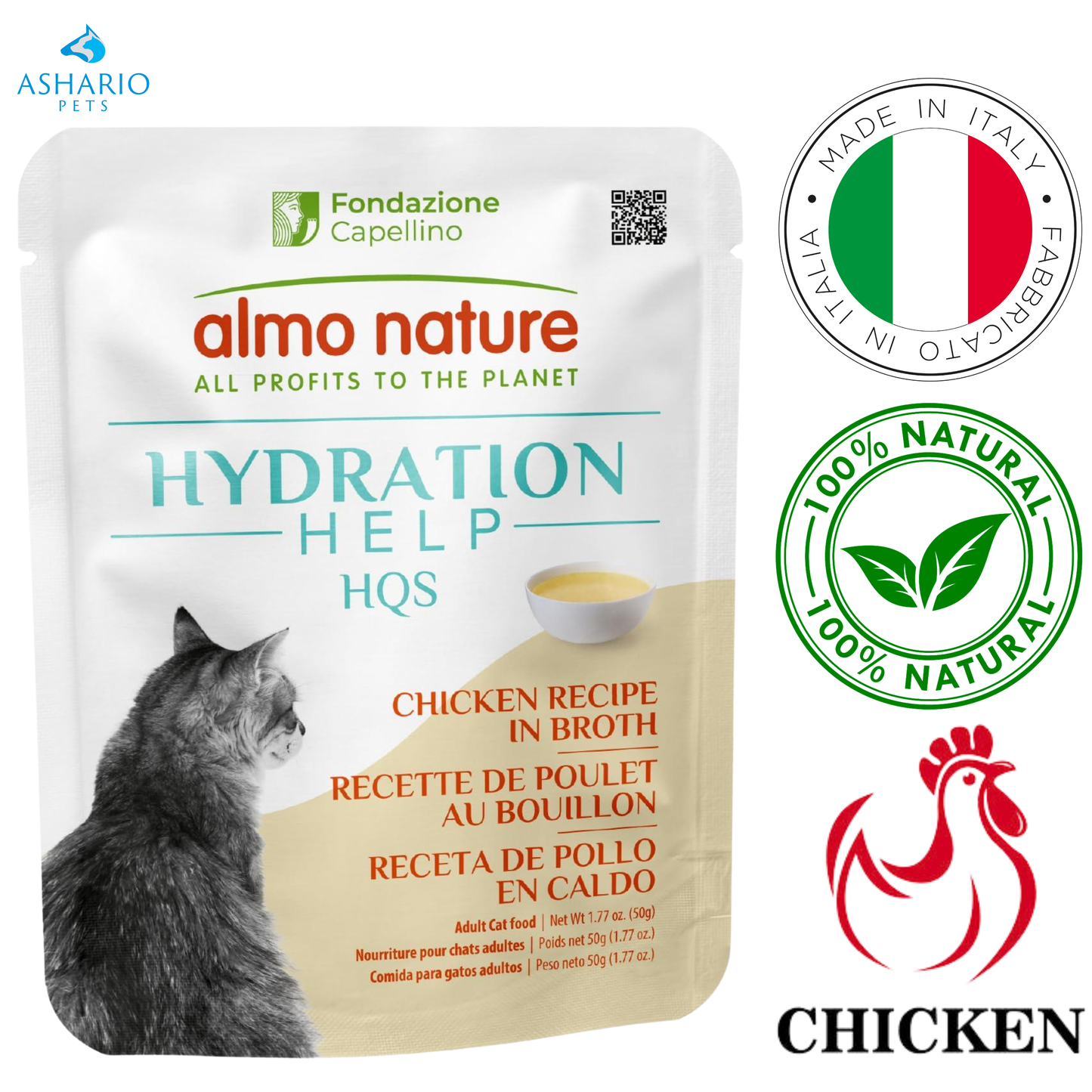 Almo Nature - Hydration Help Wet Cat Food Pouch
