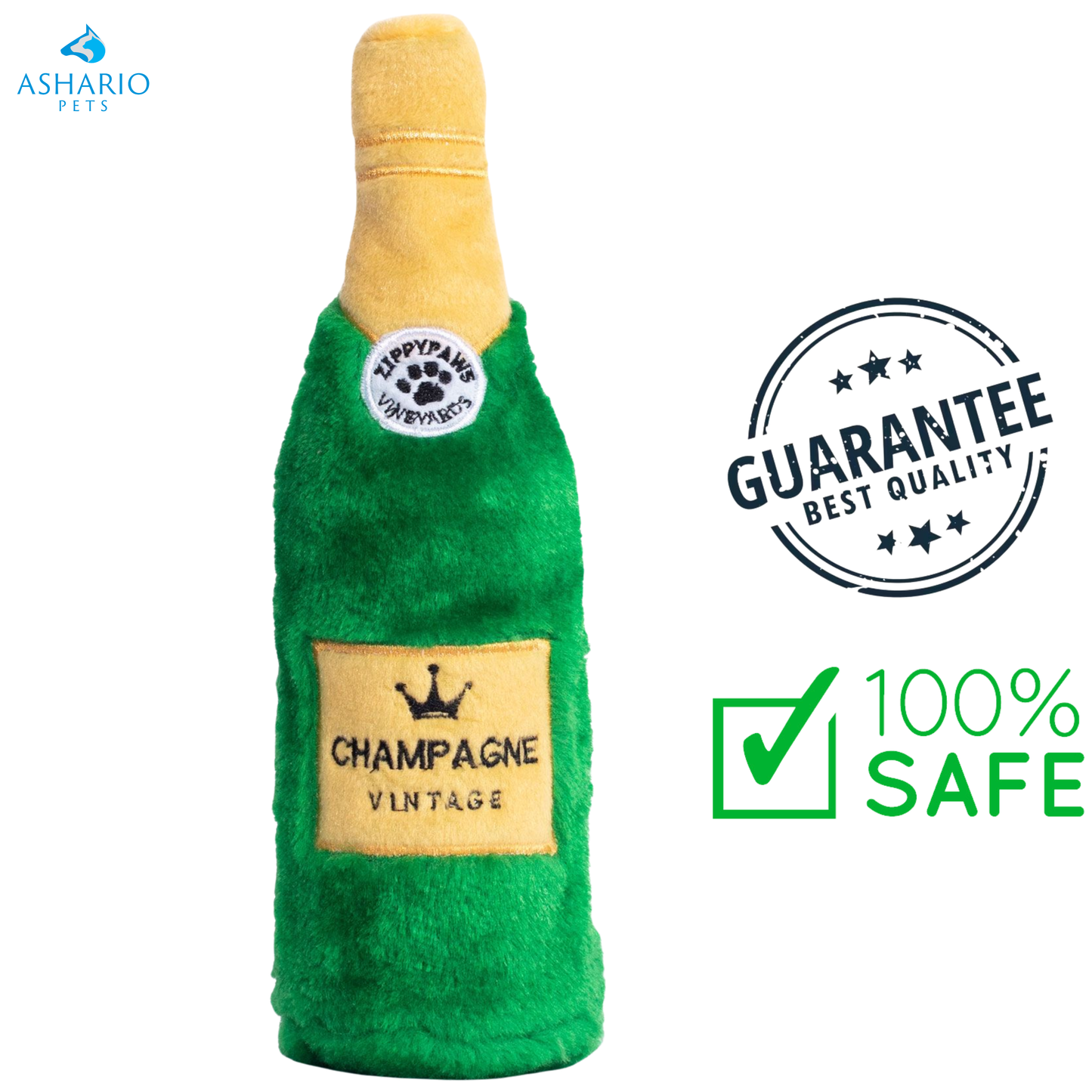 ZippyPaws - Jouet pour chien Happy Hour Crusherz - Whisky