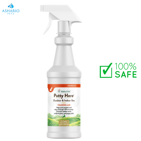 NaturVet - Potty Here Training Aid Spray For Dogs