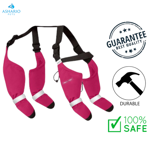 Canada Pooch - Dog Suspender Boots - Pink