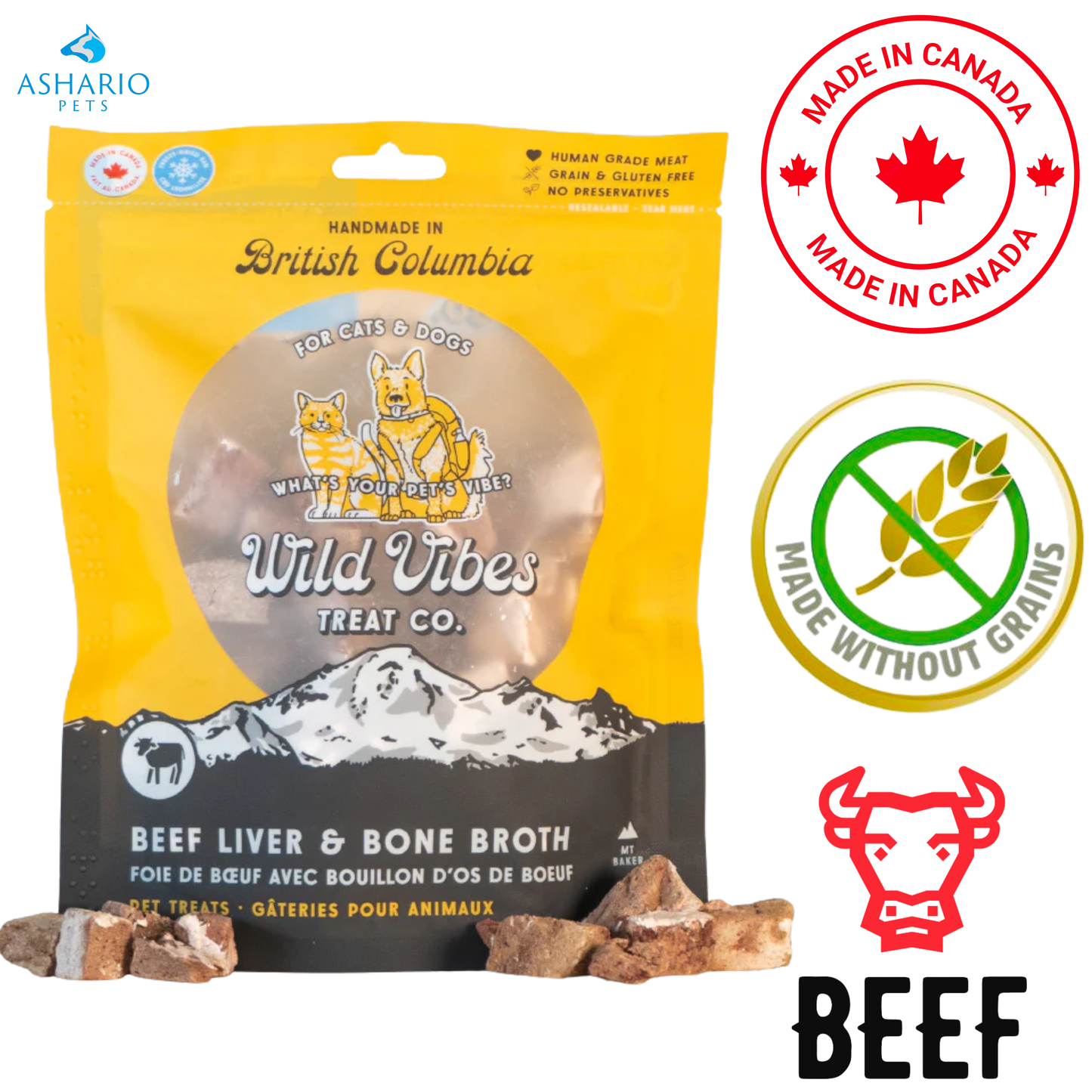 Wild Vibes - Beef Liver & Bone Broth Pet Treats — main