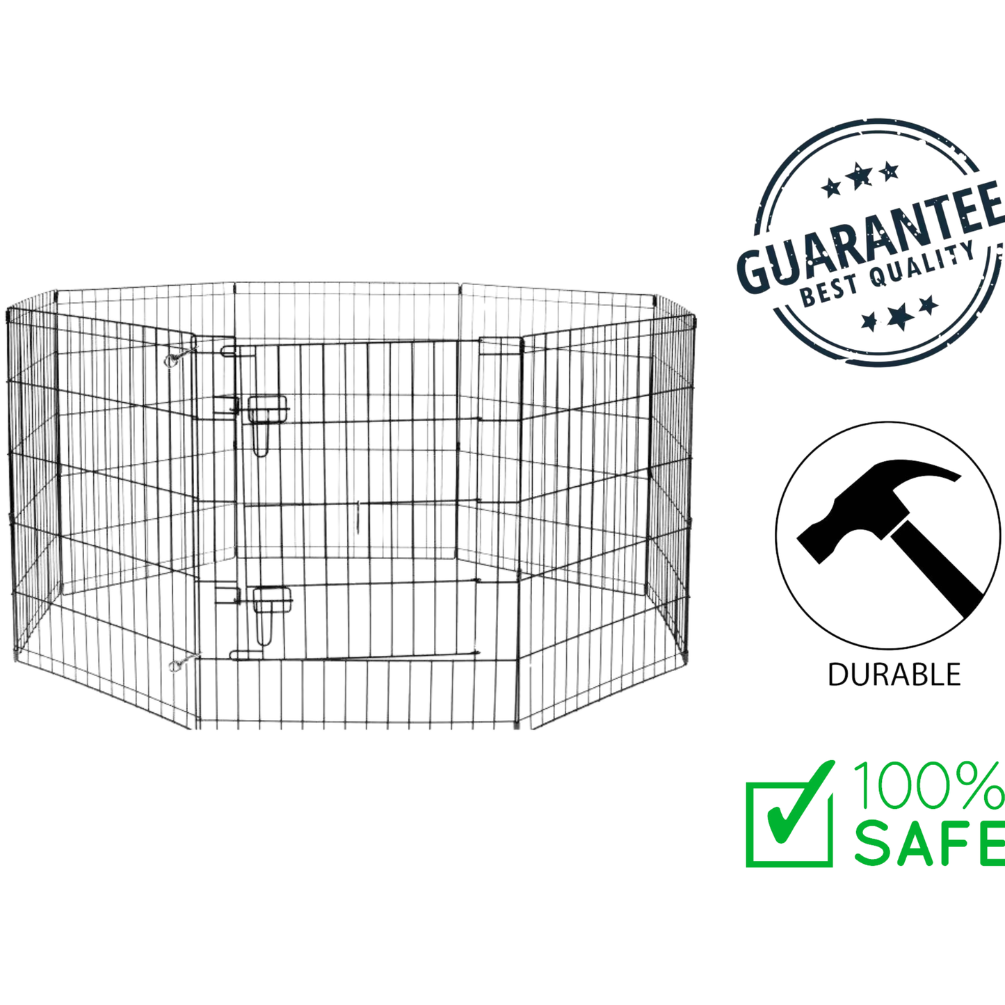 Smart Pet Love - 8 Panel Exercise Pen For Dogs