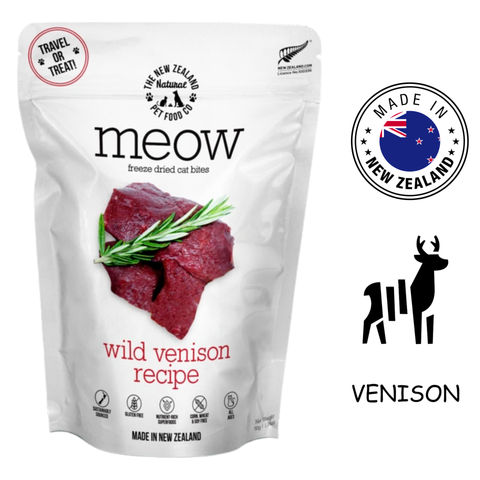 NZPF Meow - Venison Freeze Dried Cat Treats — main