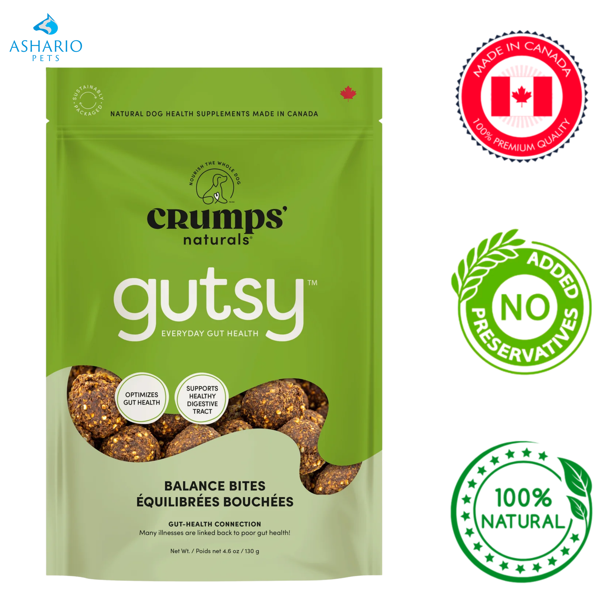 Crumps' Natural - Gutsy Balance Bites Dog Treats — view 2