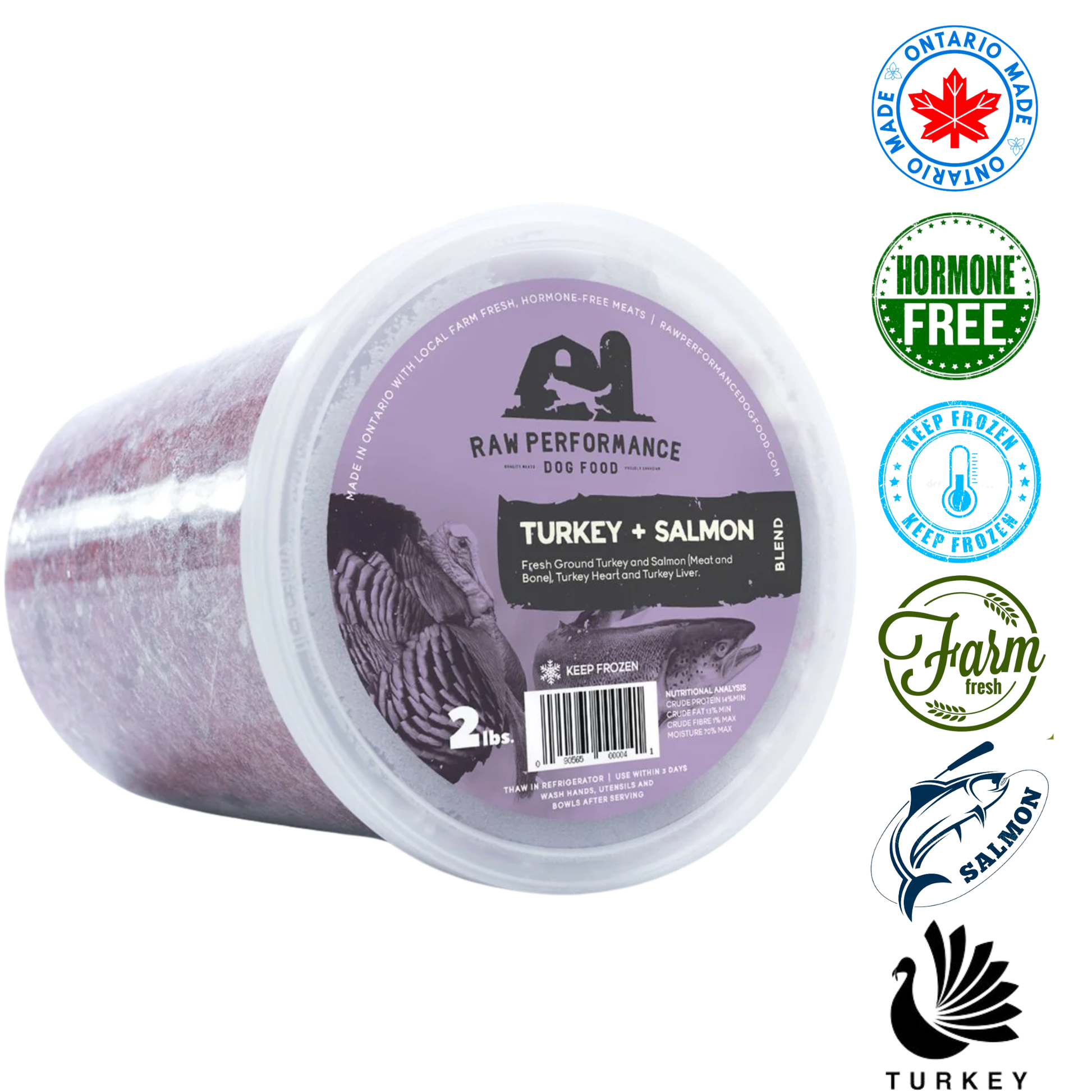 Raw Performance - Turkey & Salmon Raw Dog Food
