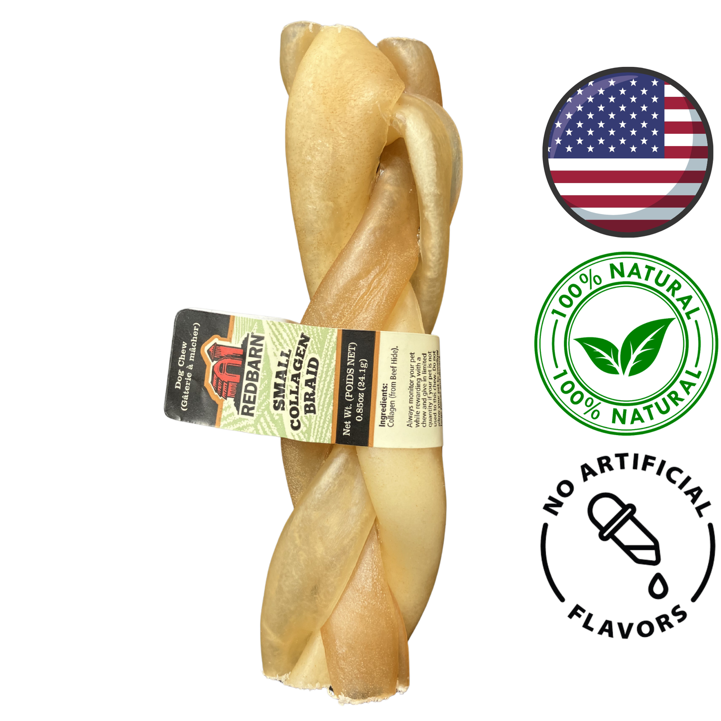 RedBarn - Collagen Braid Dog Treats — main