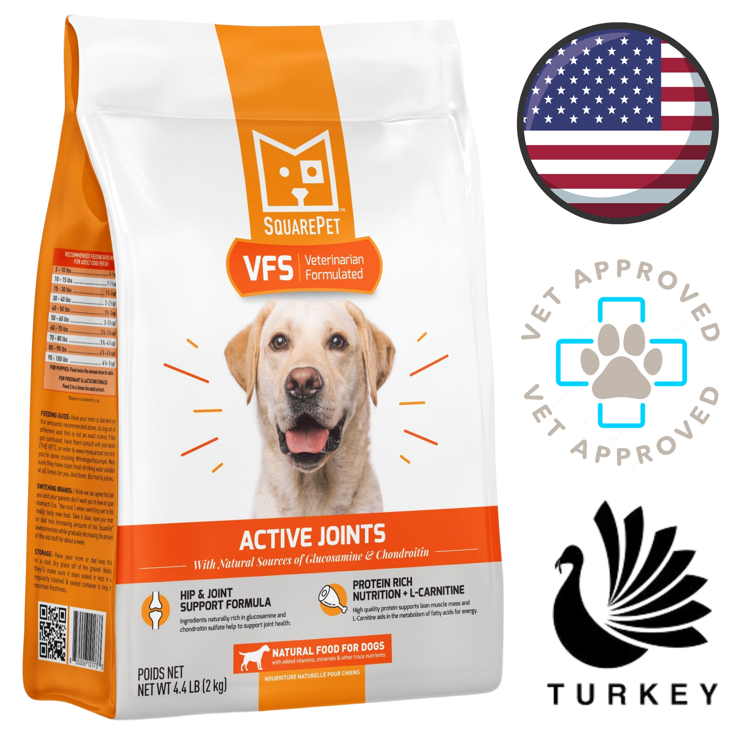 SquarePet - Active Joints Dry Dog Food — main
