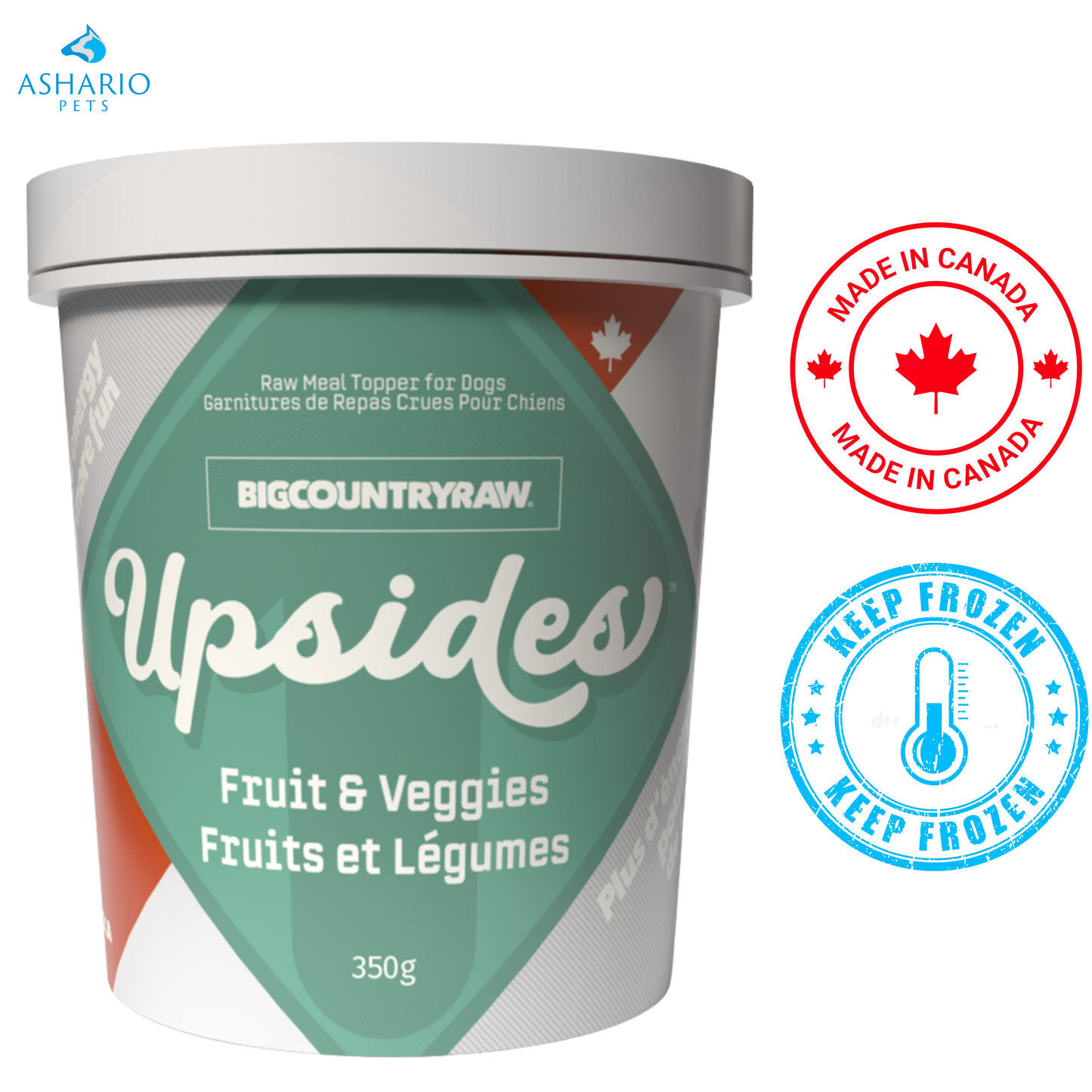 Big Country Raw - Upsides Fruit & Veggies Meal Topper For Dogs