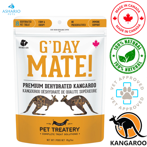 Granville Island Pet Treatery - G'Day Mate! Dehydrated Kangaroo Dog Treats