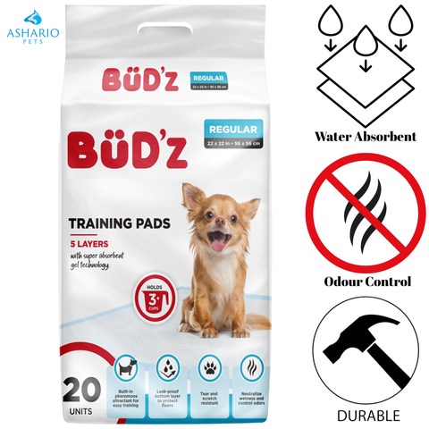BuD'z - Disposable Regular Training Puppy Pads