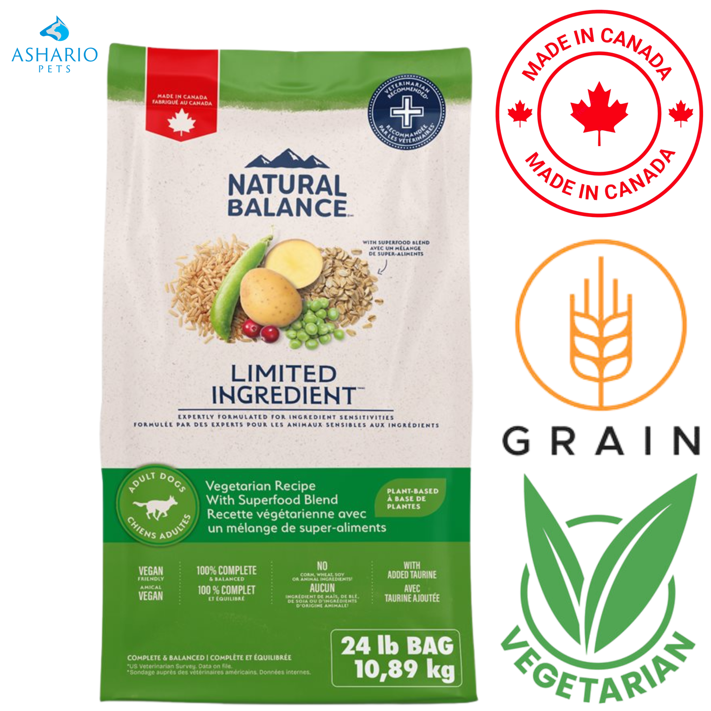 Natural Balance - Limited Ingredient Diet Vegetarian Dry Dog Food — view 2