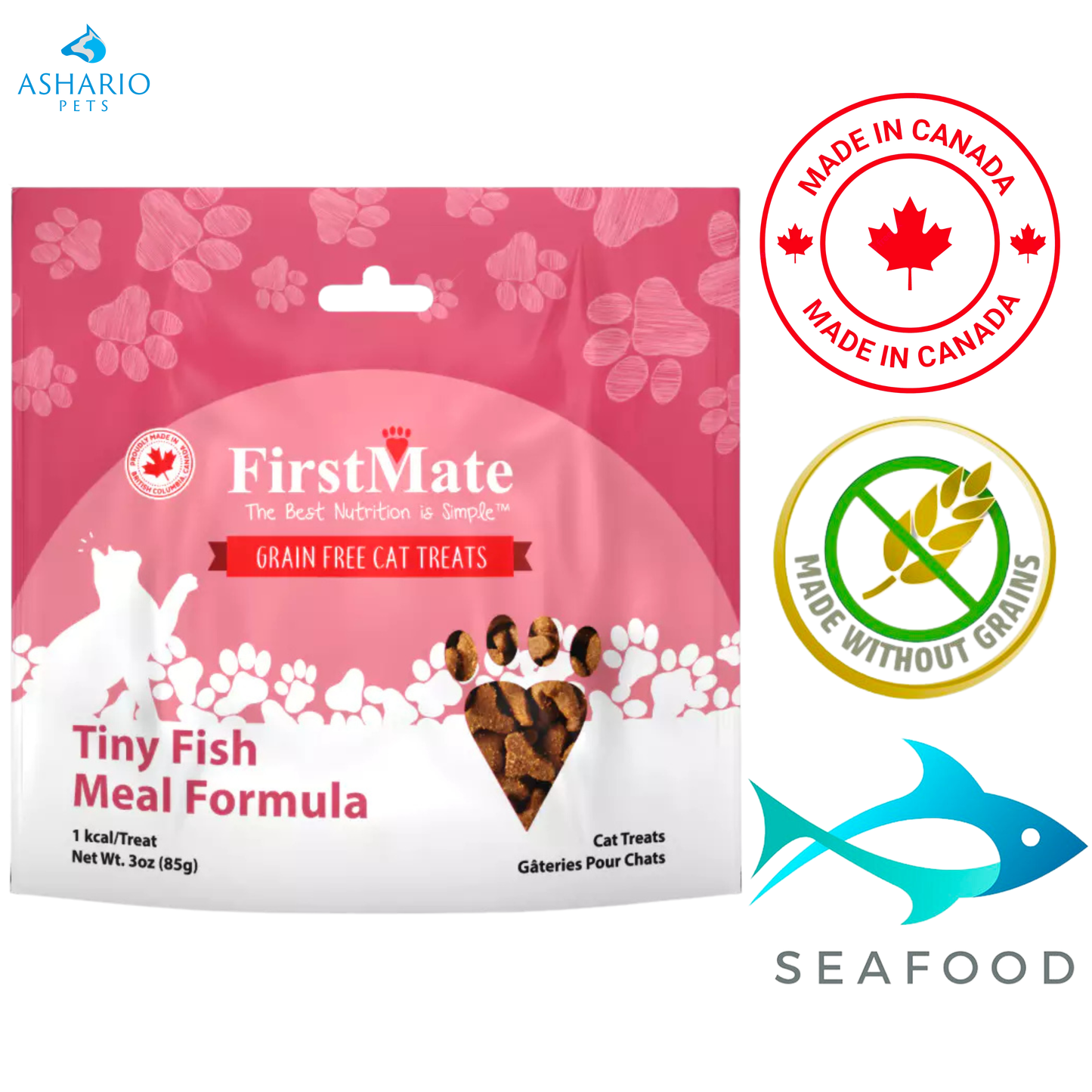 FirstMate - Friandises pour chat au canard gourmand - 3 oz