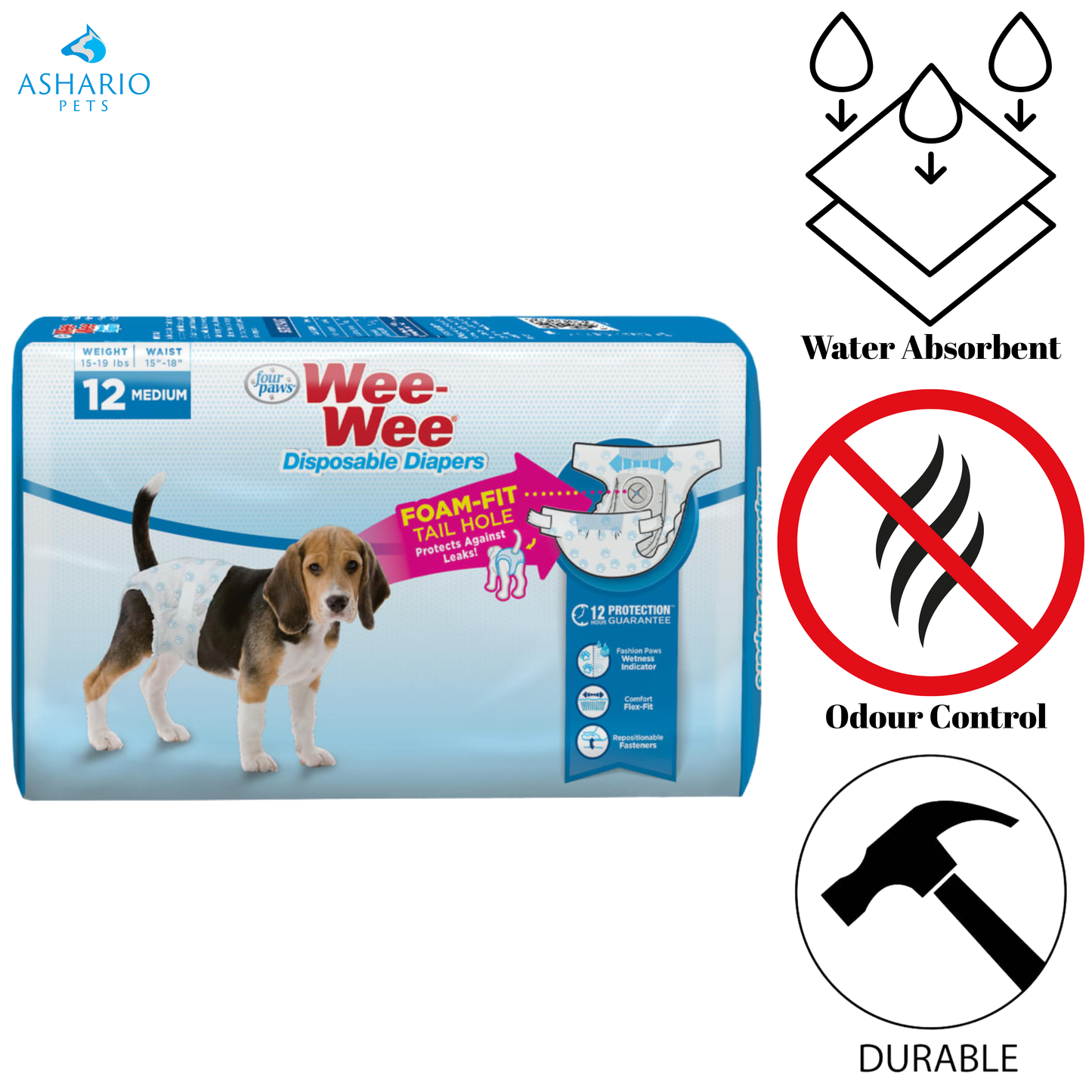 Four Paws - Wee-Wee Disposable Diapers — view 2