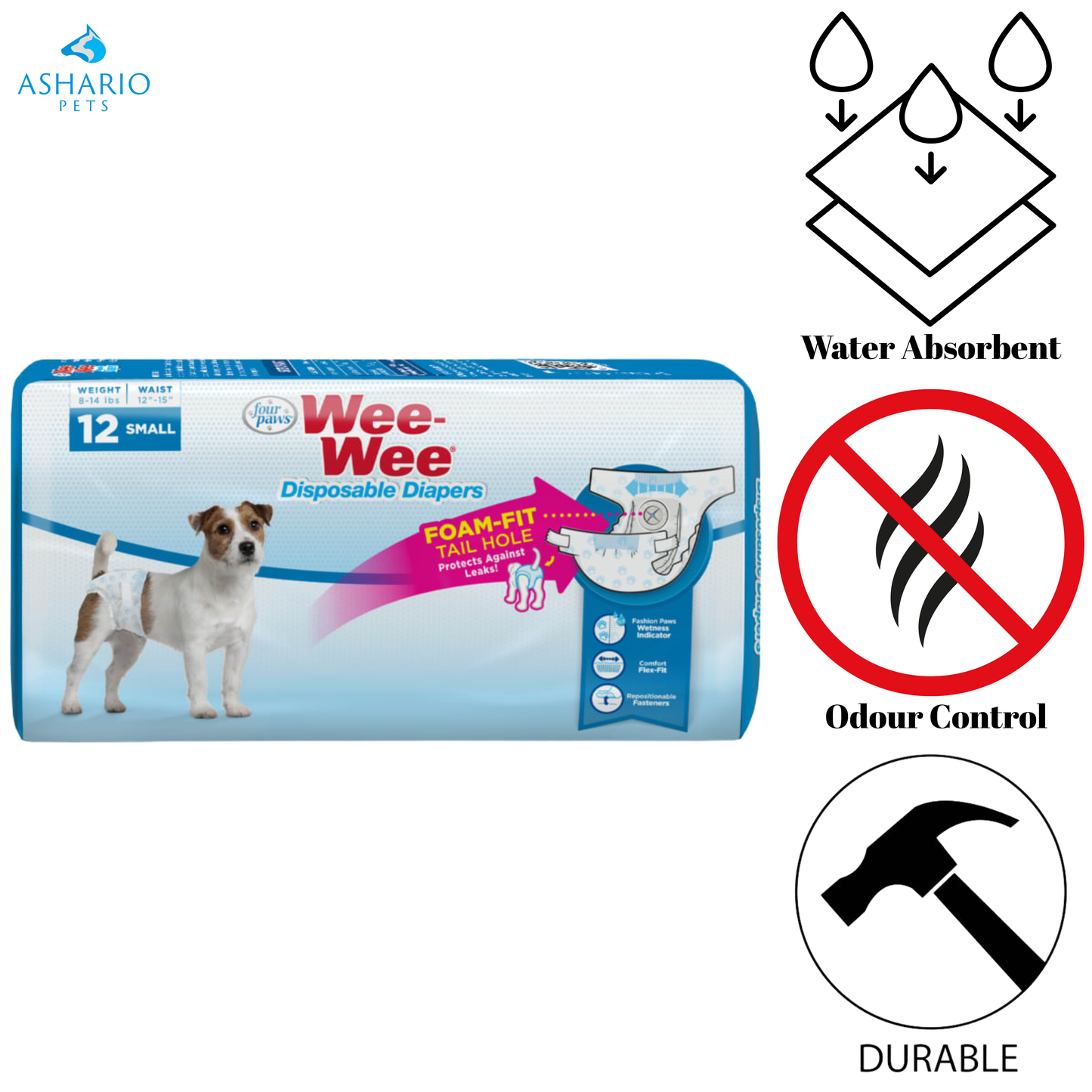 Four Paws - Wee-Wee Disposable Diapers — main