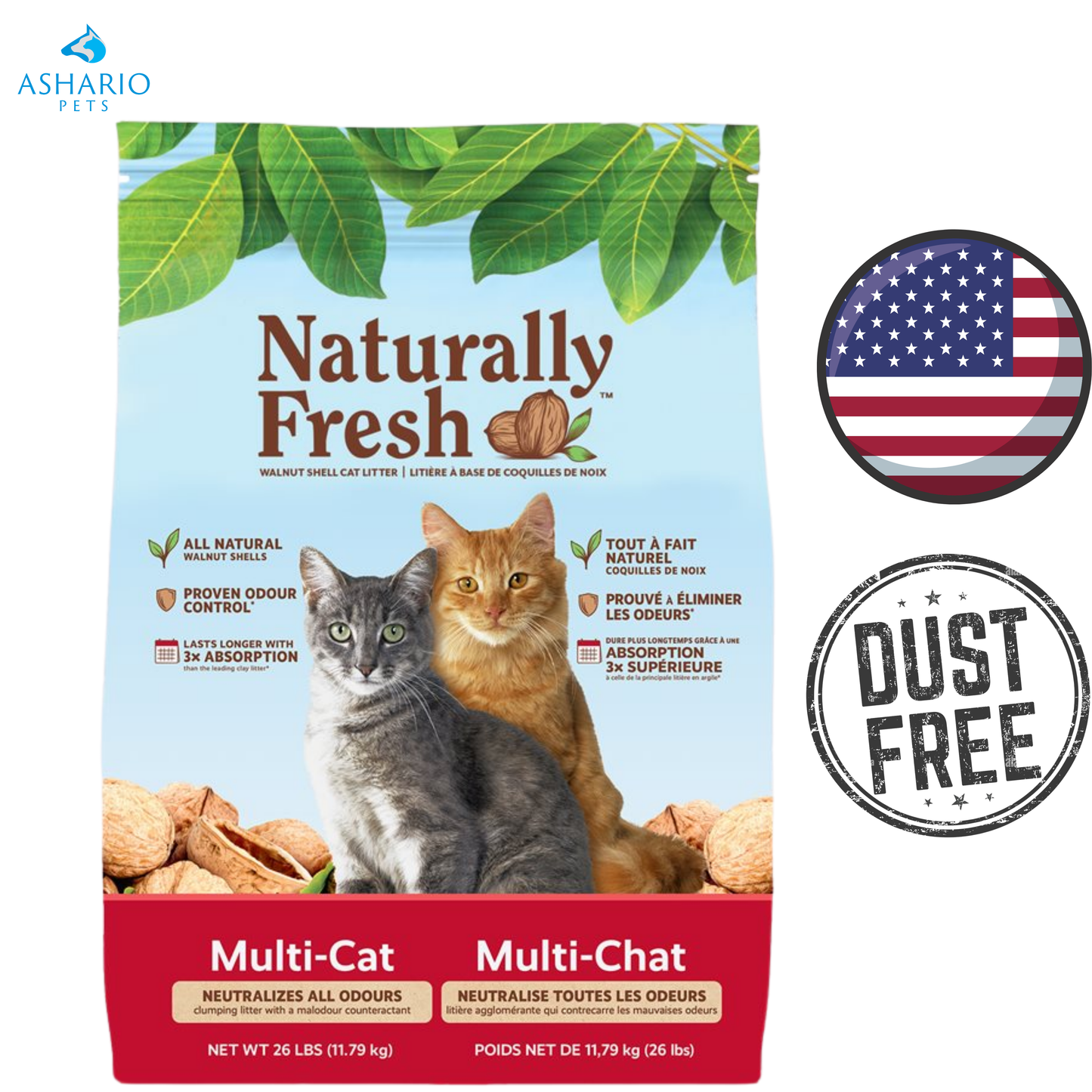 Naturally Fresh - Multi-Cat Clumping Cat Litter