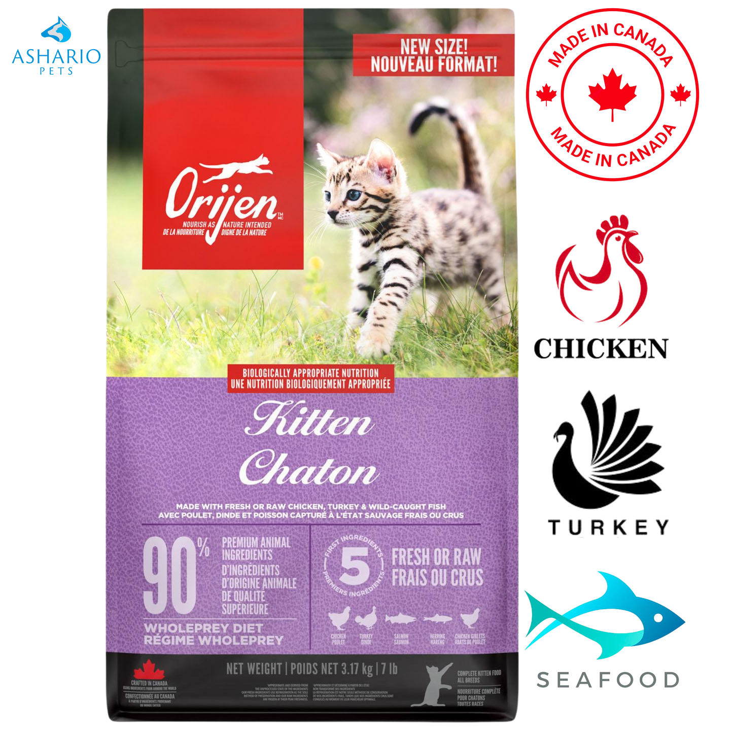 Orijen - Croquettes pour chaton - 4 lb