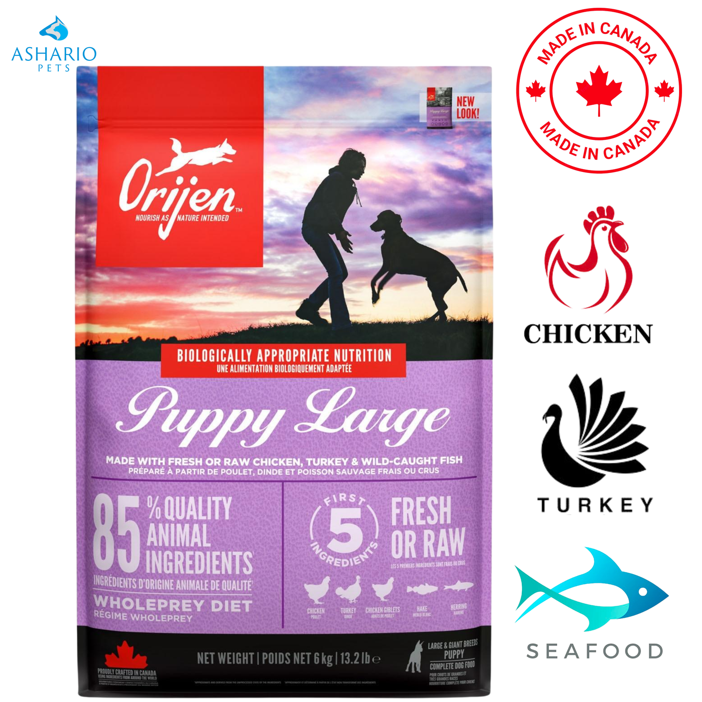 Orijen - Puppy Large Breed Dry Dog Food — view 2
