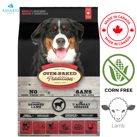 Oven-Baked Tradition - Croquettes pour chiens adultes de grande race à l'agneau - 25 lb