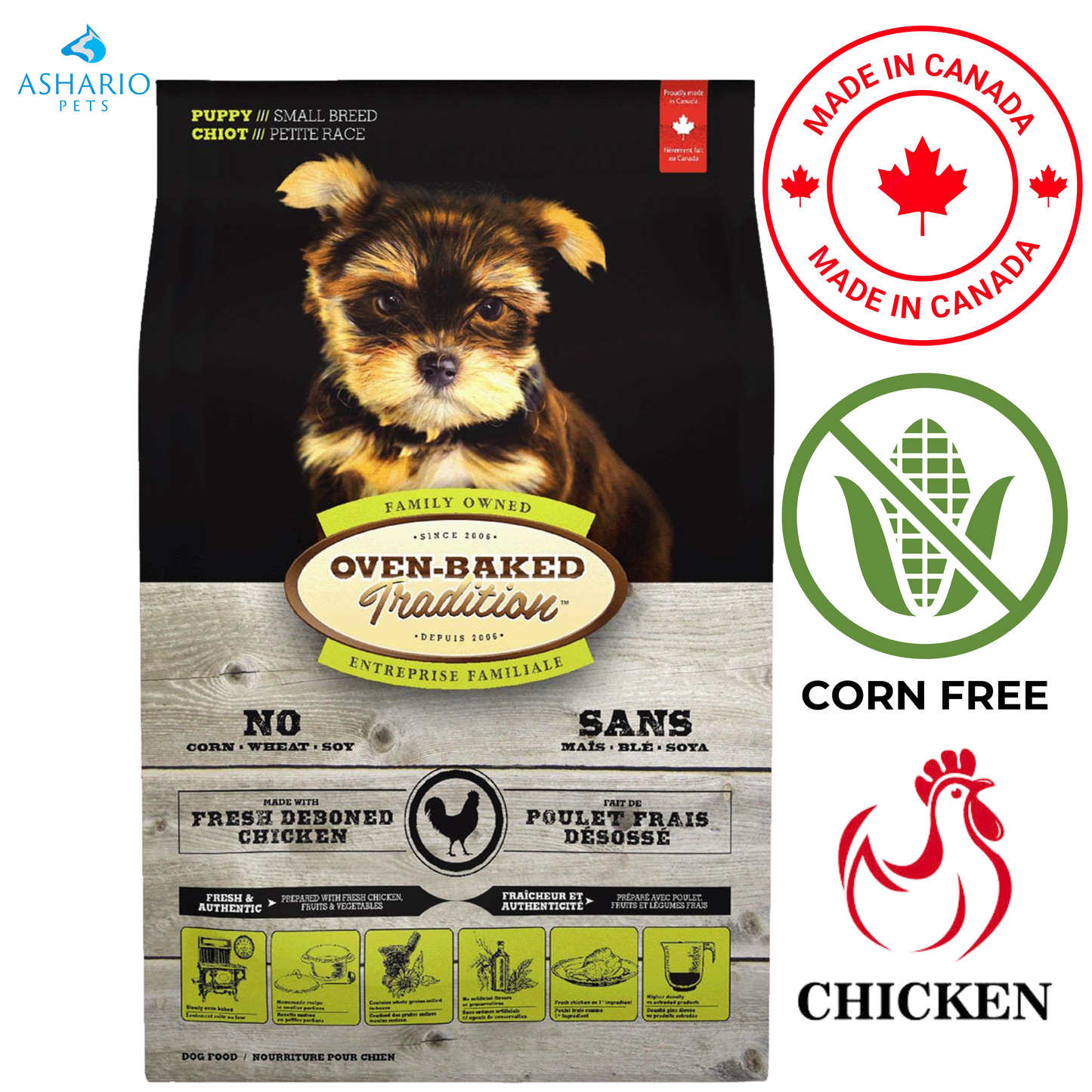Oven-Baked Tradition - Puppy Small Breed Chicken Dry Dog Food — main
