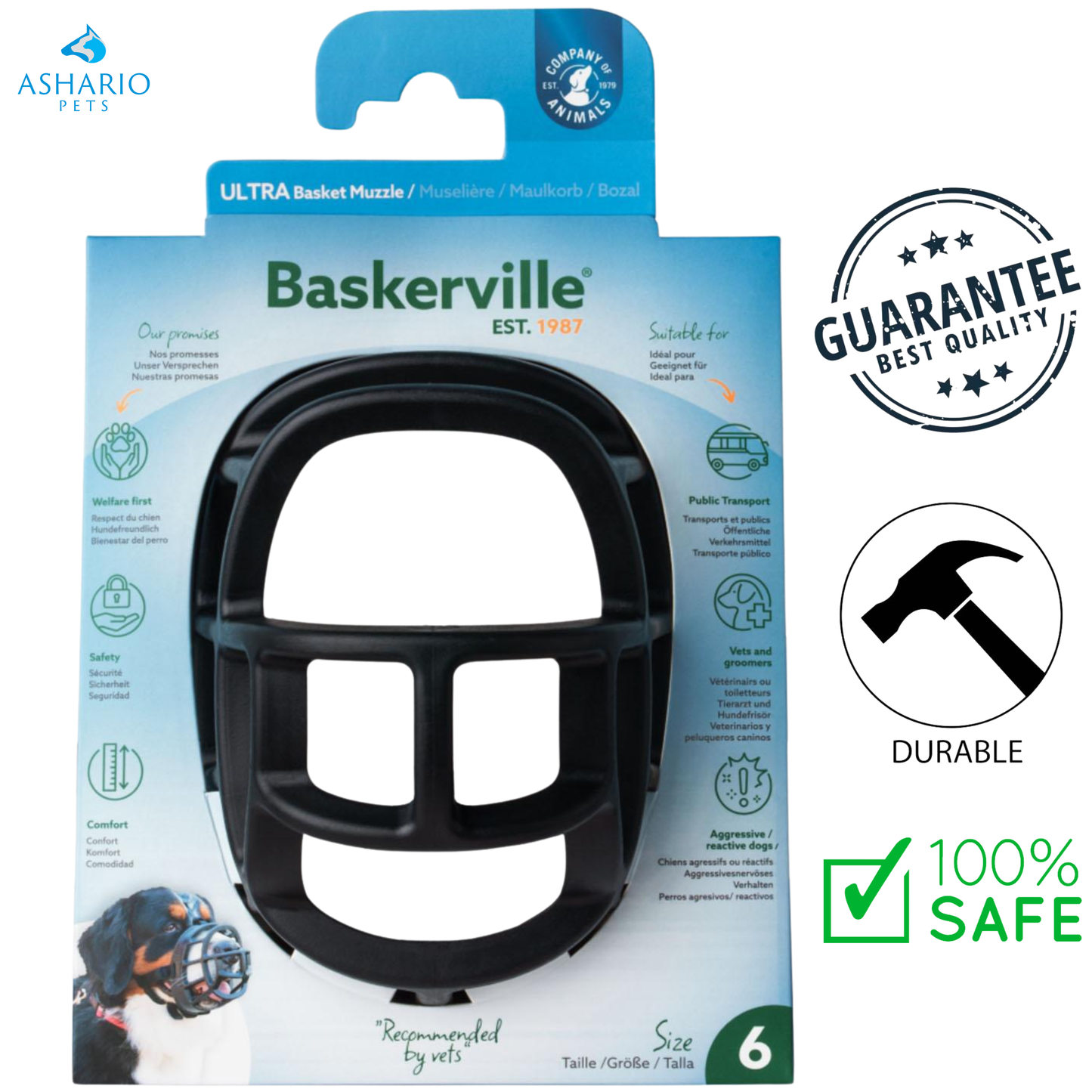 Company of Animals - Baskerville Ultra Dog Muzzle