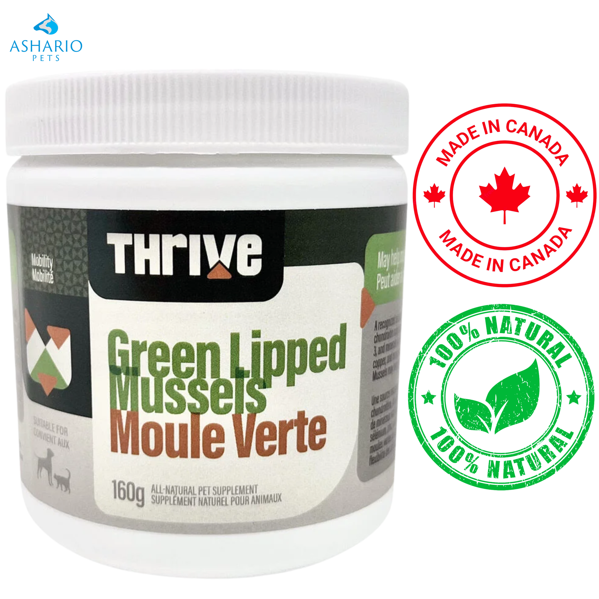 Thrive - Green Lipped Mussels Dog Supplements — main