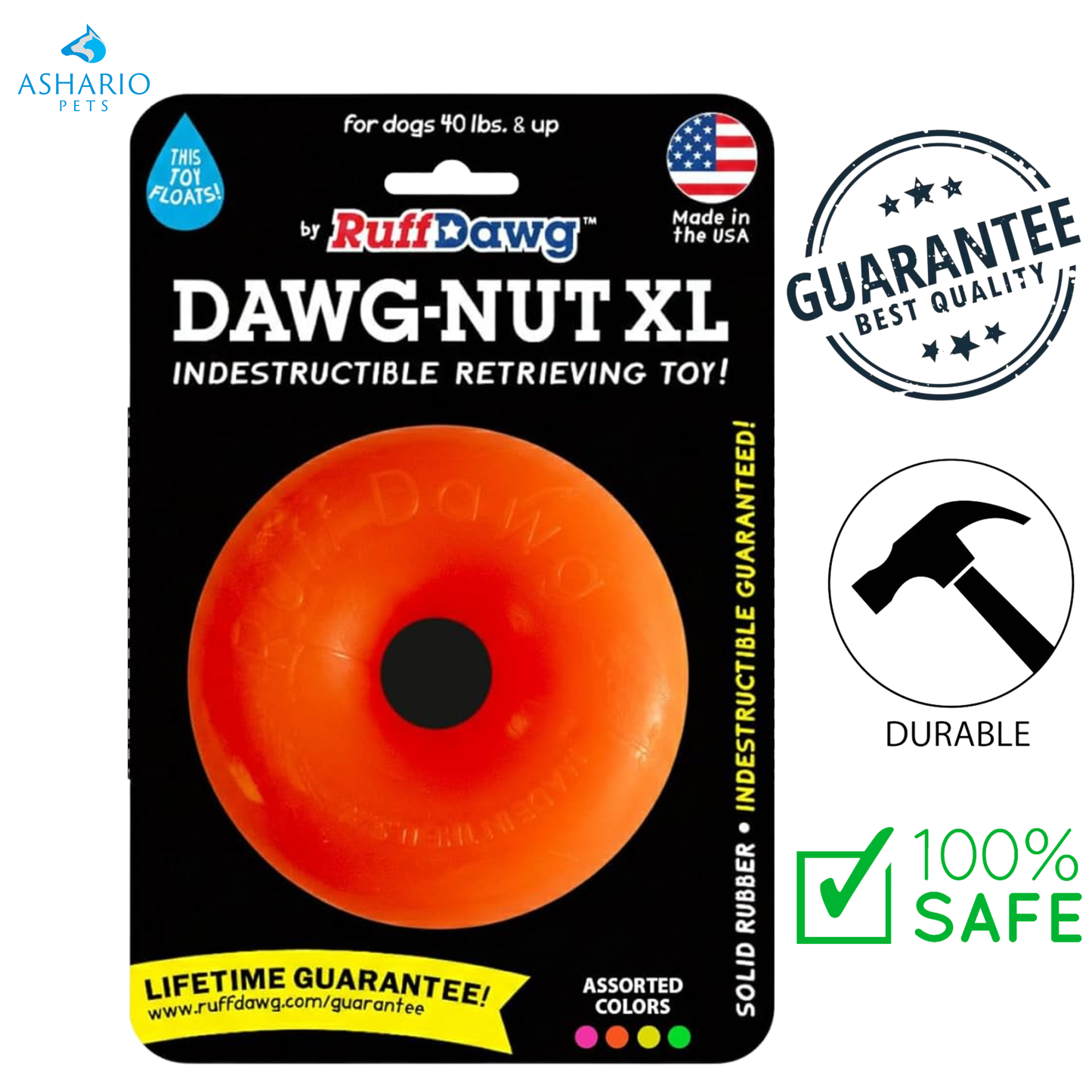 Ruff Dawg - Anneau indestructible pour chien