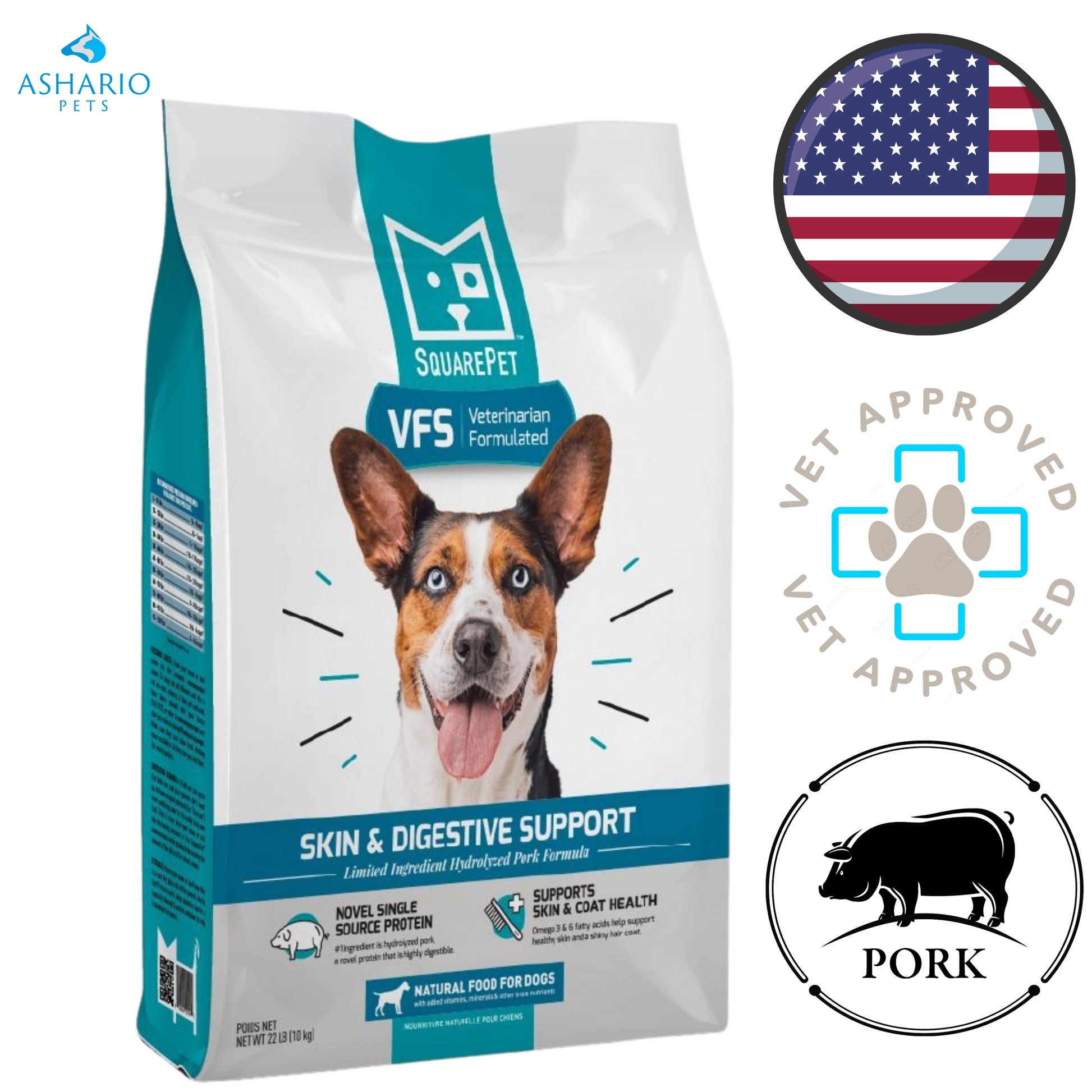 SquarePet - Skin & Digestive Support Dry Dog Food — view 2