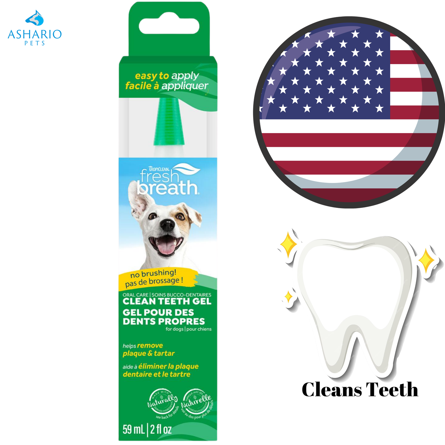 TropiClean - Teeth Oral Care Gel For Dogs