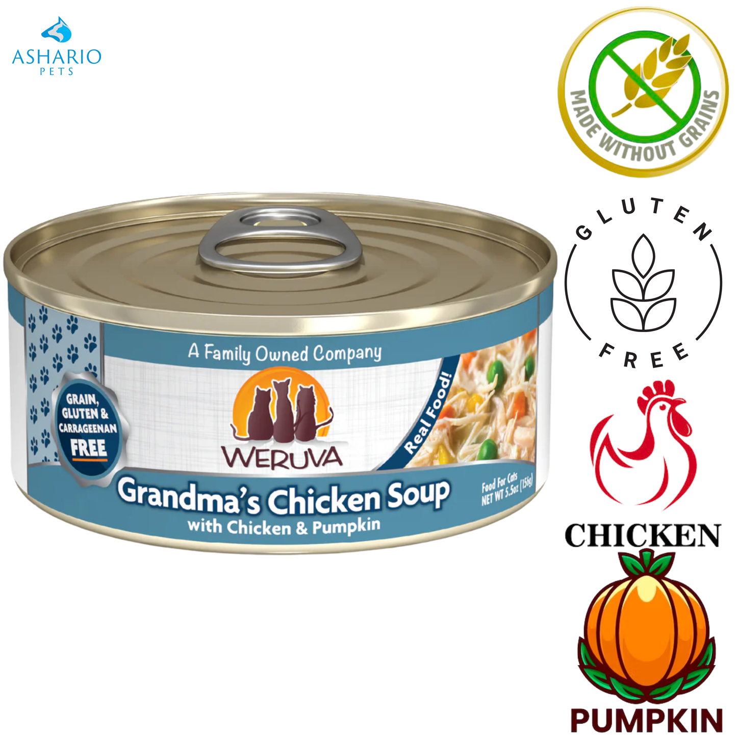 Weruva - Grandma's Chicken Soup Canned Cat Food