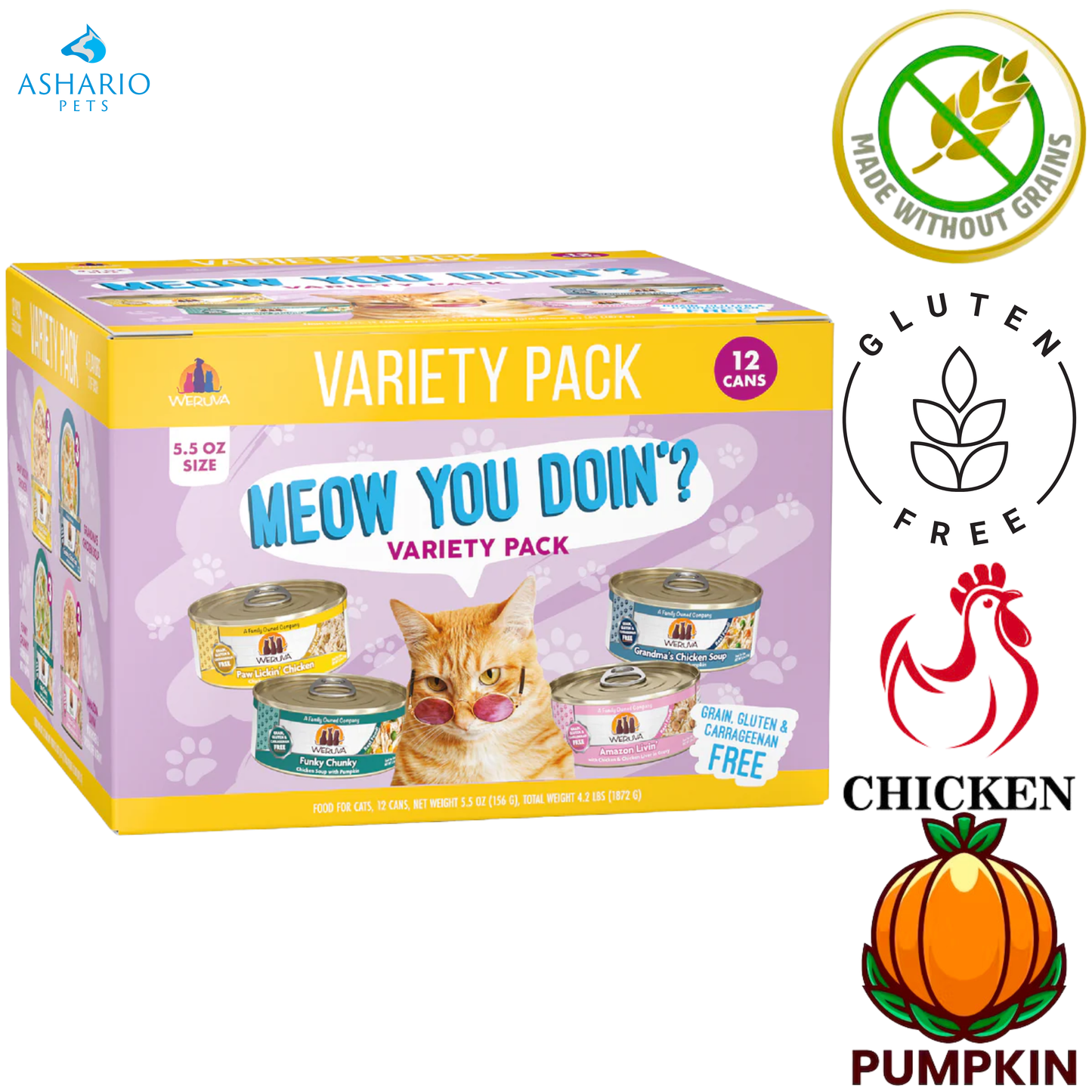 Weruva - Meow You Doin Variety Pack Canned Cat Food — view 2