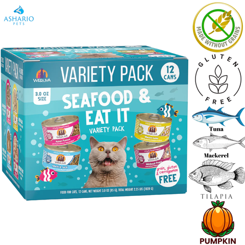 Weruva - Seafood Eat It Variety Pack Canned Cat Food