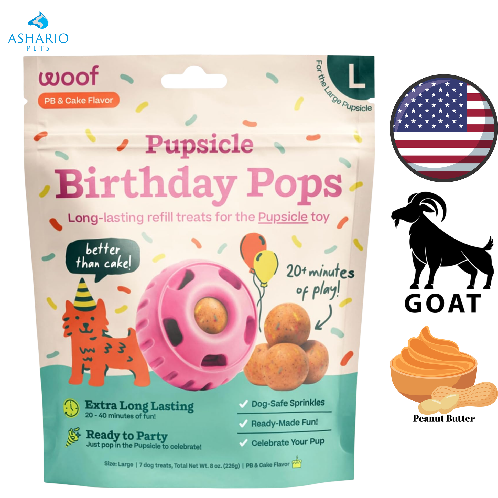 Woof - Pupsicle Birthday Pops Dog Treats — view 2