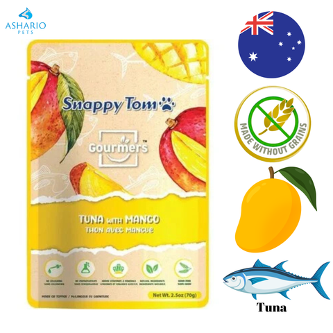 Snappy Tom - Gourmers Tuna With Mango Wet Cat Food Pouch