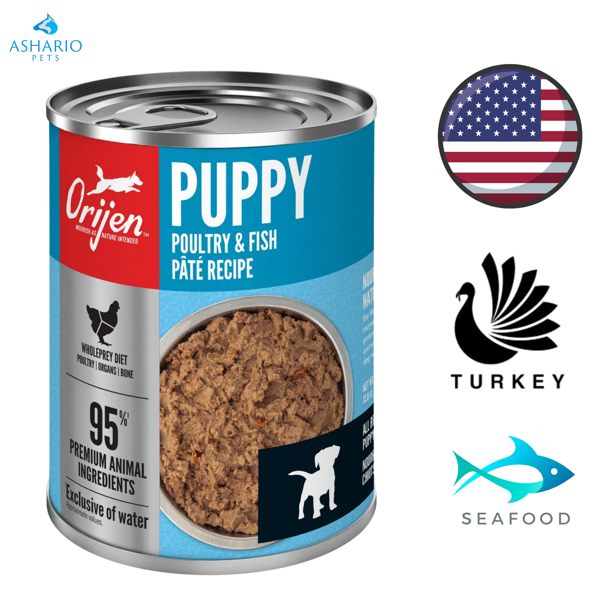 Orijen - Puppy Poultry & Fish Pate Canned Dog Food — main