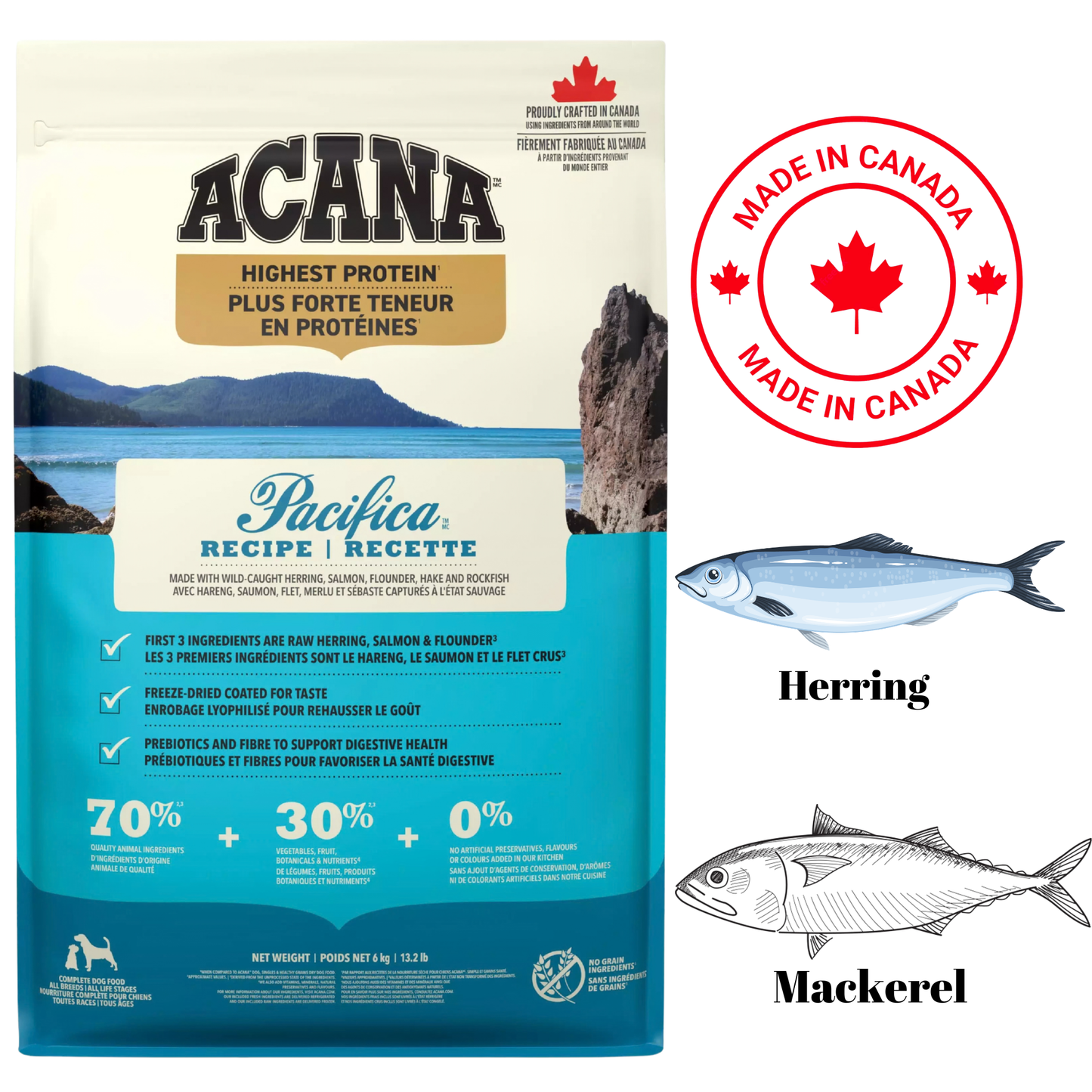 Acana - Pacifica Adult Dry Dog Food
