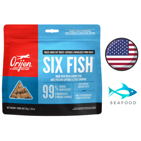 Orijen - Six Fish Freeze Dried Cat Treats — main