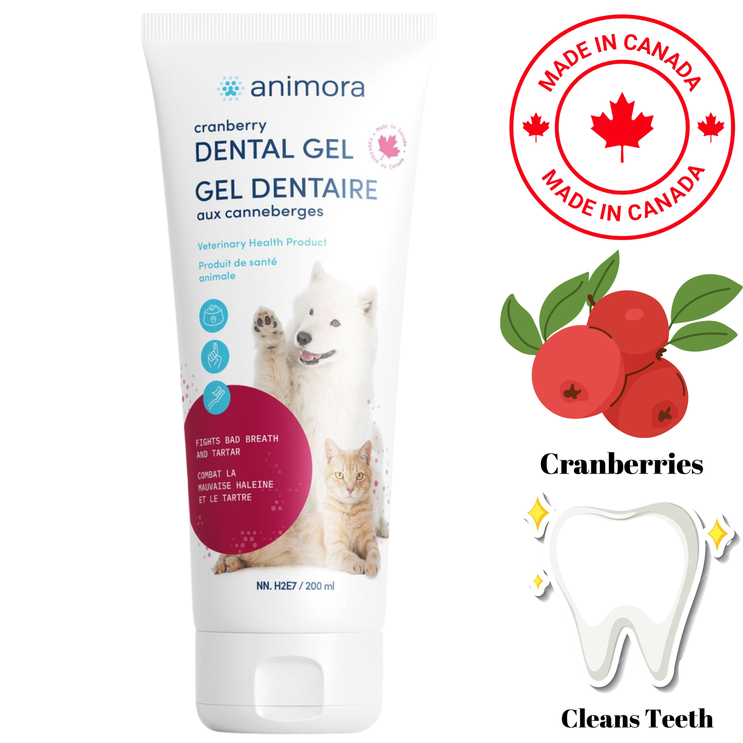 Animora - Cranberry Dental Gel For Pets — view 2