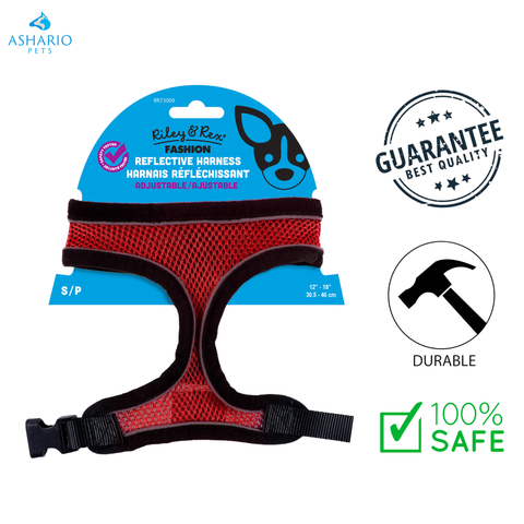 Riley & Rex - Adjustable Reflective Dog Harness — main