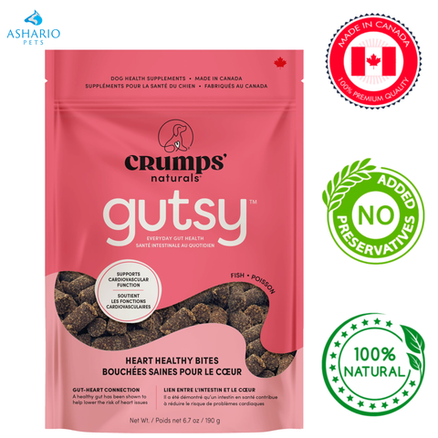 Crump's Natural - Gutsy Heart Healthy Bites Dog Treats