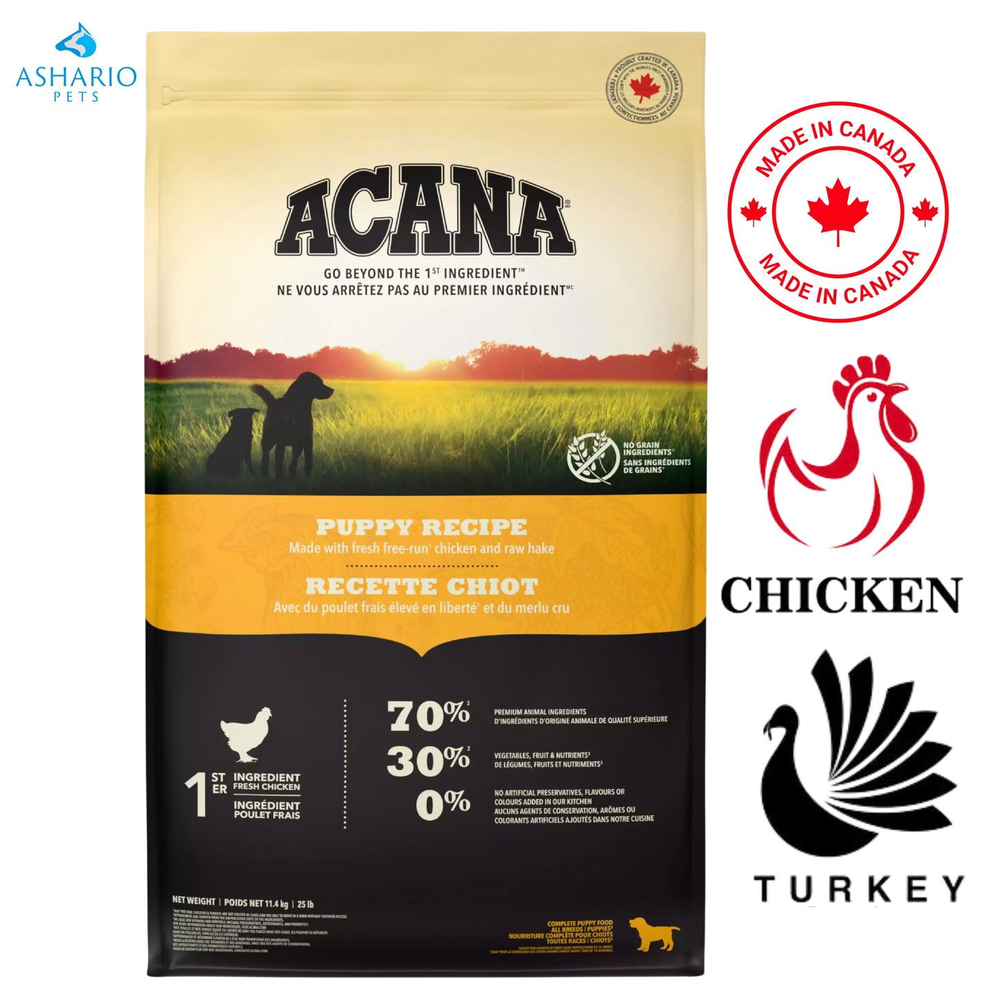 Acana - Chicken Puppy Dry Dog Food