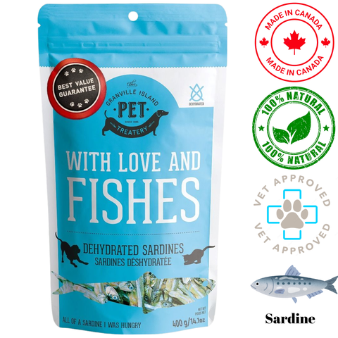 Granville Island Pet Treatery - With Love And Fishes Dehydrated Dog Treats