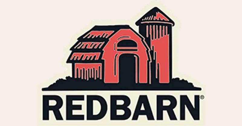 Brand logo of Redbarn, a company known for high-quality pet food and treats