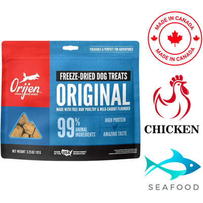 Orijen - Original Freeze Dried Dog Treats - 92 Grams