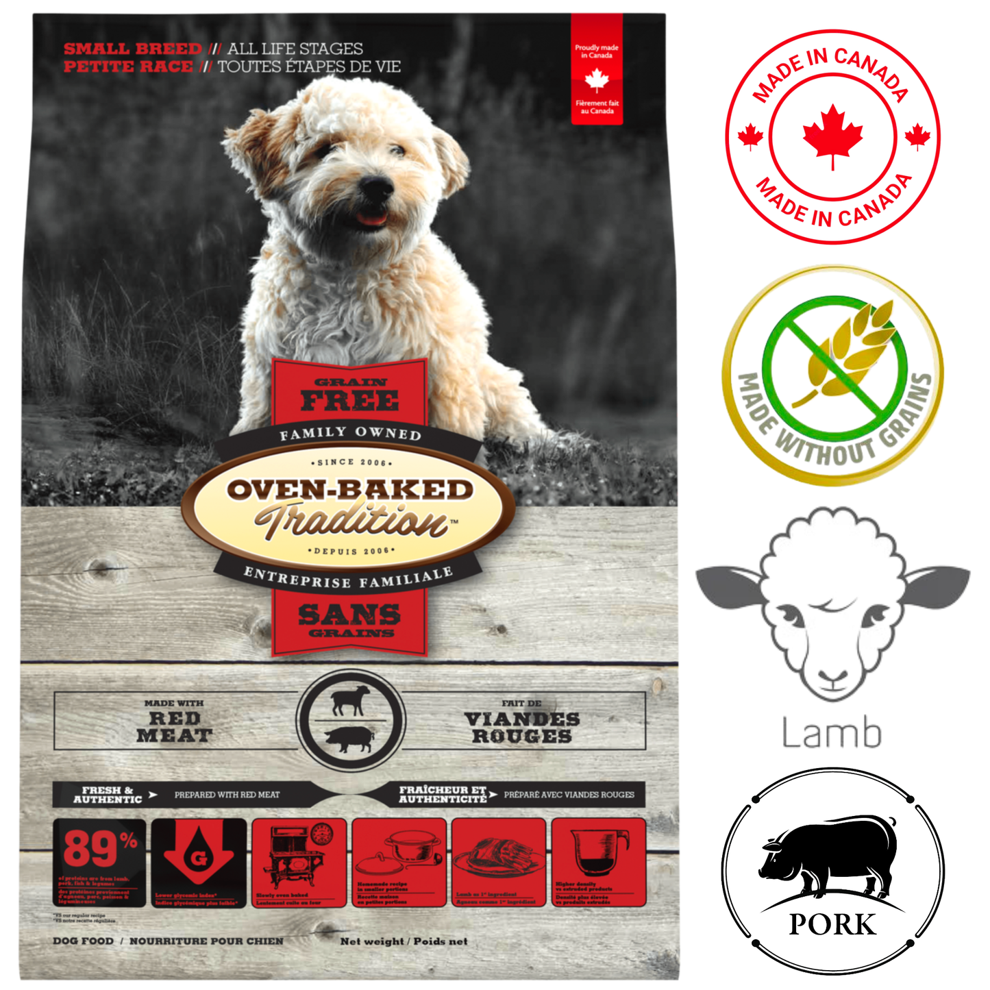 Oven-Baked Tradition - Small Breed All Life Stages Red Meat Dry Dog Food