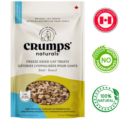 Crumps' Natural - 冻干牛肉猫零食 - 30克
