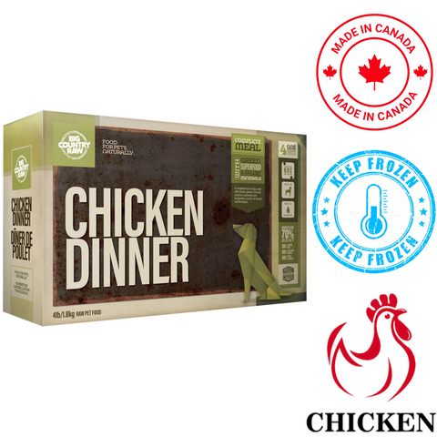 Big Country Raw - Chicken Dinner Carton Raw Dog Food — main