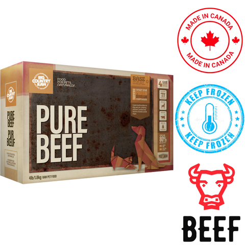 Big Country Raw - Pure Beef Carton — main