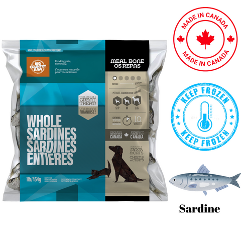 Big Country Raw - Bag Of Sardines Dog Treats — main