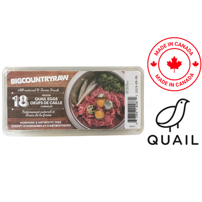 Big Country Raw - Quail Eggs - 18 unit