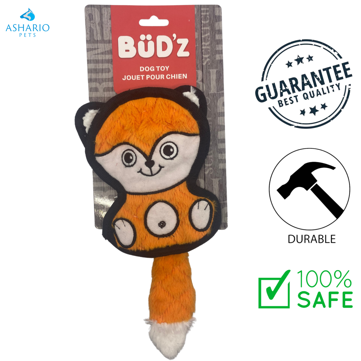BuD'z - 皱褶狗玩具 - 小象